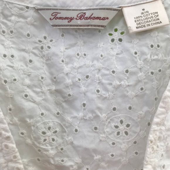 Tommy Bahama White Swim Cover Up - Picture 2 of 4